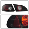 Spyder Euro Style Tail Lights Black for 98-02 Toyota Corolla