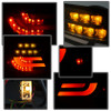 Spyder Light Bar Style LED Tail Lights Black for 04-06 BMW E46 3-Series 2Dr