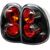 Spyder Euro Style Tail Lights Black for 96-00Dodge Caravan / Grand Caravan