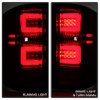 Spyder Light Bar LED Tail Lights Red Clear for 14-16 Silverado 1500