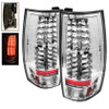 Spyder LED Tail Lights Chrome for 07-14 Chevy Suburban/GMC Yukon/Yukon Denali