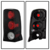 Spyder Euro Style Tail Lights Black for 02-06 Cadillac Escalade SUV (Not EXT)