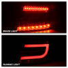 Spyder Version 2 Light Bar LED Tail Lights Black for 05-08 Audi A6 4Dr Sedan