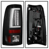 Spyder Version 2 LED Tail Lights - Black for 99-02 Chevy Silverado 1500/2500
