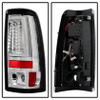Spyder Version 2 LED Tail Lights - Chrome for 03-06 Chevy Silverado 1500/2500