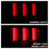 Spyder LED Tail Lights - Black for 05-09 Ford Mustang (Red Light Bar)