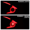 Spyder Light Bar LED Tail Lights - Black for 16-19 Honda Civic 4 Door