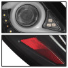 Spyder Light Bar LED Tail Lights - Black for 16-19 Honda Civic 4 Door