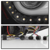 Spyder Light Bar LED Tail Lights - Black for 16-19 Honda Civic 4 Door