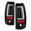 Spyder LED Tail Lights - All Black for 03-06 Chevy Silverado