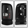 Xtune Euro Style Tail Lights Black for 94-01 Dodge Ram 1500/2500/3500