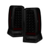 Spyder Xtune LED Tail Light Black Smoked for 02-06 Cadillac Escalade