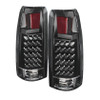 Spyder Xtune LED Tail Lights Black for 99-00 Yukon Denali