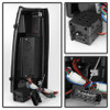 Spyder Xtune LED Tail Lights Black for 99-00 Yukon Denali