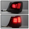 Spyder 4pc LED Tail Lights - Black for 98-05 Lexus GS300 /GS400