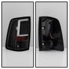 xTune LED Tail Lights - Black for 09-18 Dodge Ram 1500 (Incandescent Model)