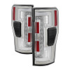 Spyder LED Tail Lights - Chrome for 17-18 Ford F-250 SD (w/Blind Spot Sensor)