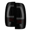 xTune Light Bar LED Tail Lights - Black Smoke for 97-03 Ford F-150