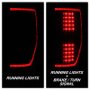 xTune Light Bar LED Tail Lights - Black Smoke for 09-14 Ford F-150
