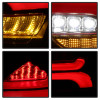 Spyder LED Tail Lights w/Indicator/Reverse - Black  for 15-17 Focus Hatchback