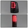xTune LED Tail Lights - Black for 13-18 Dodge Ram 1500