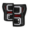 Spyder V2 Light Bar LED Tail Lights - Black for 07-13 Toyota Tundra