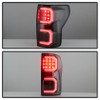 Spyder V2 Light Bar LED Tail Lights - Black for 07-13 Toyota Tundra