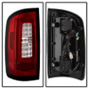 Spyder Light Bar LED Tail Lights - Red Clear for 2015-2017 Chevy Colorado