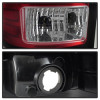 Spyder V2 Light Bar LED Tail Lights - Red Clear for 07-13 GMC Sierra 1500