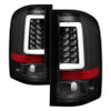 Spyder V3 LED Tail Lghts Black for 07-13 Silverado