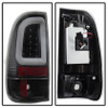 Spyder V3 Light Bar LED Tail Lights - Black for 08-16 Ford Super Duty F-250