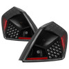 Spyder xTune LED Tail Lights - Black for 07-12 Nissan Altima Sedan