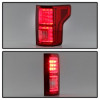 Spyder Light Bar LED Tail Lights - Red Clear for 2015-2017 Ford F150