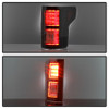 Spyder Light Bar LED Tail Lights - Black for 2015-2017 Ford F150