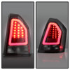 Spyder Spyder V2 Light Bar LED Tail Lights - Black  for 05-07 Chrysler 300