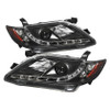 Spyder Projector Headlights DRL Black for 07-09 Toyota Camry
