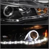 Spyder Projector Headlights LED Halo DRL Black for 08-14 EVO X w/ Xenon/HID