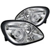 Spyder Projector Headlights LED Halo Chrome for 98-04 Mercedes SLK w/ Halogen