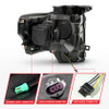ANZO Full LED Projector Headlights w/Initiation Feature - Black for 09-14 F-150
