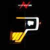 ANZO Full LED Projector Headlights w/Initiation Feature - Black for 09-14 F-150