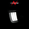 ANZO Projector Headlights w/Light Bar Black for 05-09 Mustang