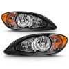 ANZO Crystal Headlights Black for 2008-2016 International Prostar