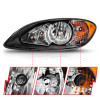 ANZO Crystal Headlights Black for 2008-2016 International Prostar