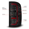 ANZO LED Taillights Black Smoke Lens (w/C Light Bars) for 14-18 GMC Sierra 1500