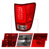 Anzo LED Tailights Chrome Housing Red/Clear Lens for 04-15 Nissan Titan