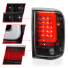 ANZO LED Tail Lights w/ Light Bar Black Clear Lens for 93-97 Ford Ranger