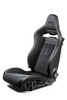 Sparco SPX Special Edition Black/Grey w/ Gloss Carbon Shell - Right Seat