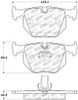 StopTech Street Performance Rear Brake Pads for 00-03 BMW M5 / 01-06 M3
