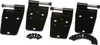 Kentrol Hardtop Door Hinge Set 4 Pieces - Black for 76-93 Wrangler CJ/YJ