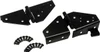 Kentrol Windshield Hinge Pair - Powdercoat Black for 76-95 Jeep CJ/Wrangler YJ